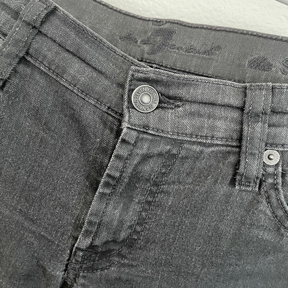 7 Grey-Silver Skinny Jeans